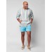 Biarritz French Terry Hoodie - Pacific Break Stripe