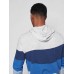 Sun And Wave Slub Hoodie - Blue Storm Sunset