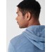 Slub Cotton Hoodie - Typhoon Blue