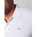 Short-Sleeve Pique Polo - White