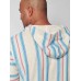 Biarritz French Terry Hoodie - Pacific Break Stripe