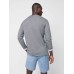 Cloud™ Reversible Crew - Medium Grey Heather Navy White Stripe