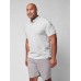 Movement™ Short-Sleeve Polo - Dune Stripe Grey