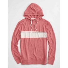 Surf Stripe Slub Hoodie - Summer Red