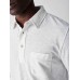 Long-Sleeve Heather Polo - Ivory Heather