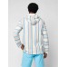 Biarritz French Terry Hoodie - Pacific Break Stripe