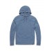 Slub Cotton Hoodie - Typhoon Blue