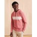 Surf Stripe Slub Hoodie - Summer Red