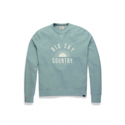 Big Sky Classic Crewneck - Mineral Jade