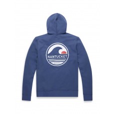 Nantucket Classic Zip Hoodie - Faded Navy