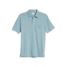 Short-Sleeve Isle Feeder Polo - Navy Teal