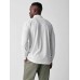 Long-Sleeve Heather Polo - Ivory Heather